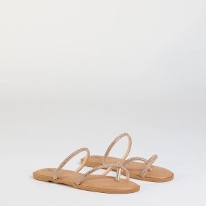 Always Shining Rhinestone Strappy Sandals