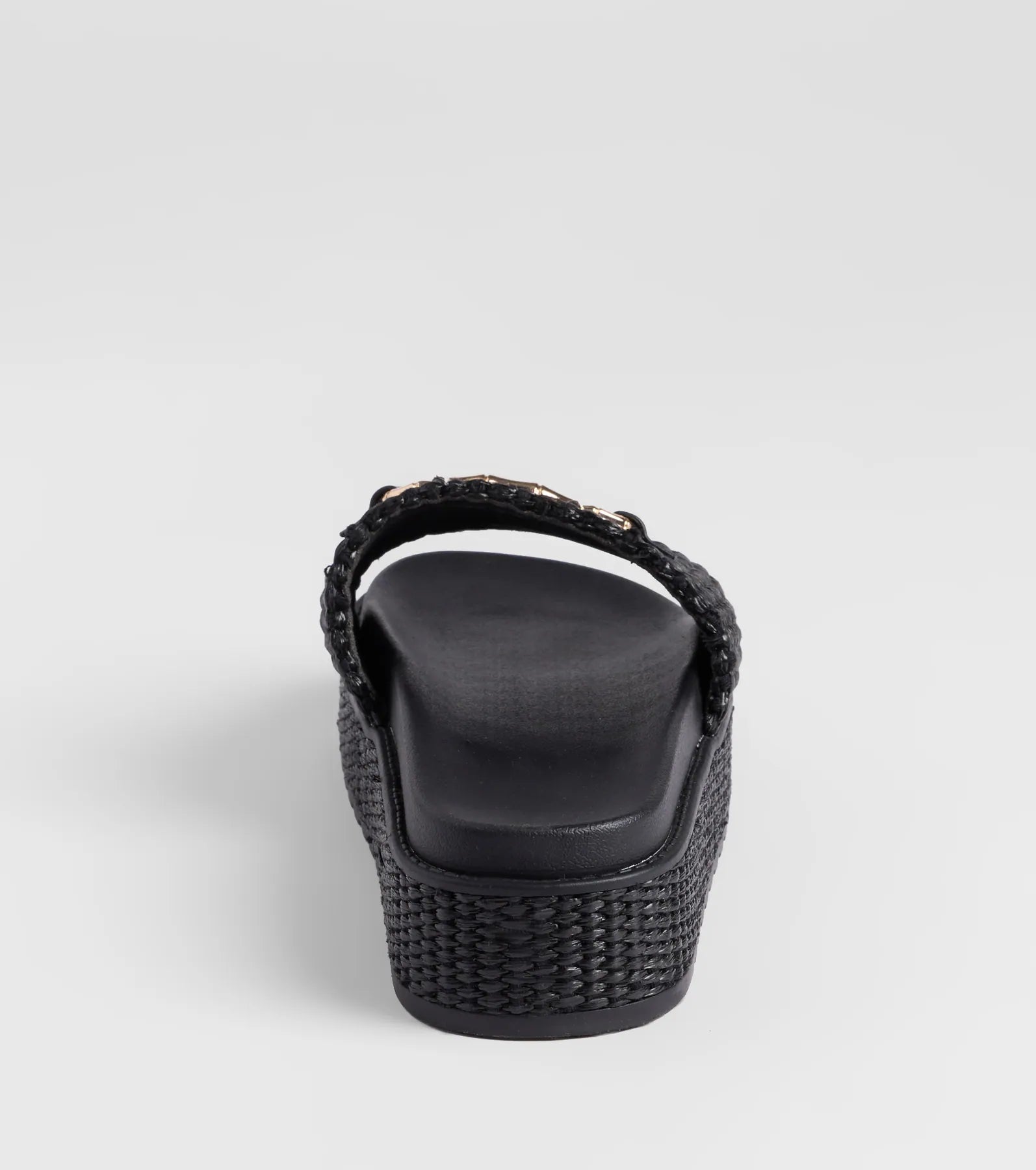 Slide Into Spring Platform Straw Sandals - Image 4