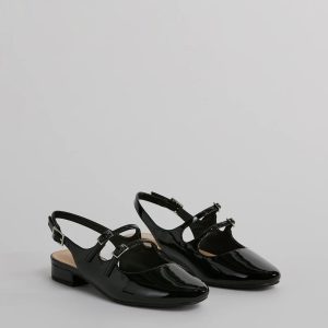 The Everyday Sling Back Patent Leather Flats