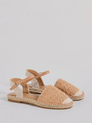 Fashionable Good Time Espadrille Flat Sandals