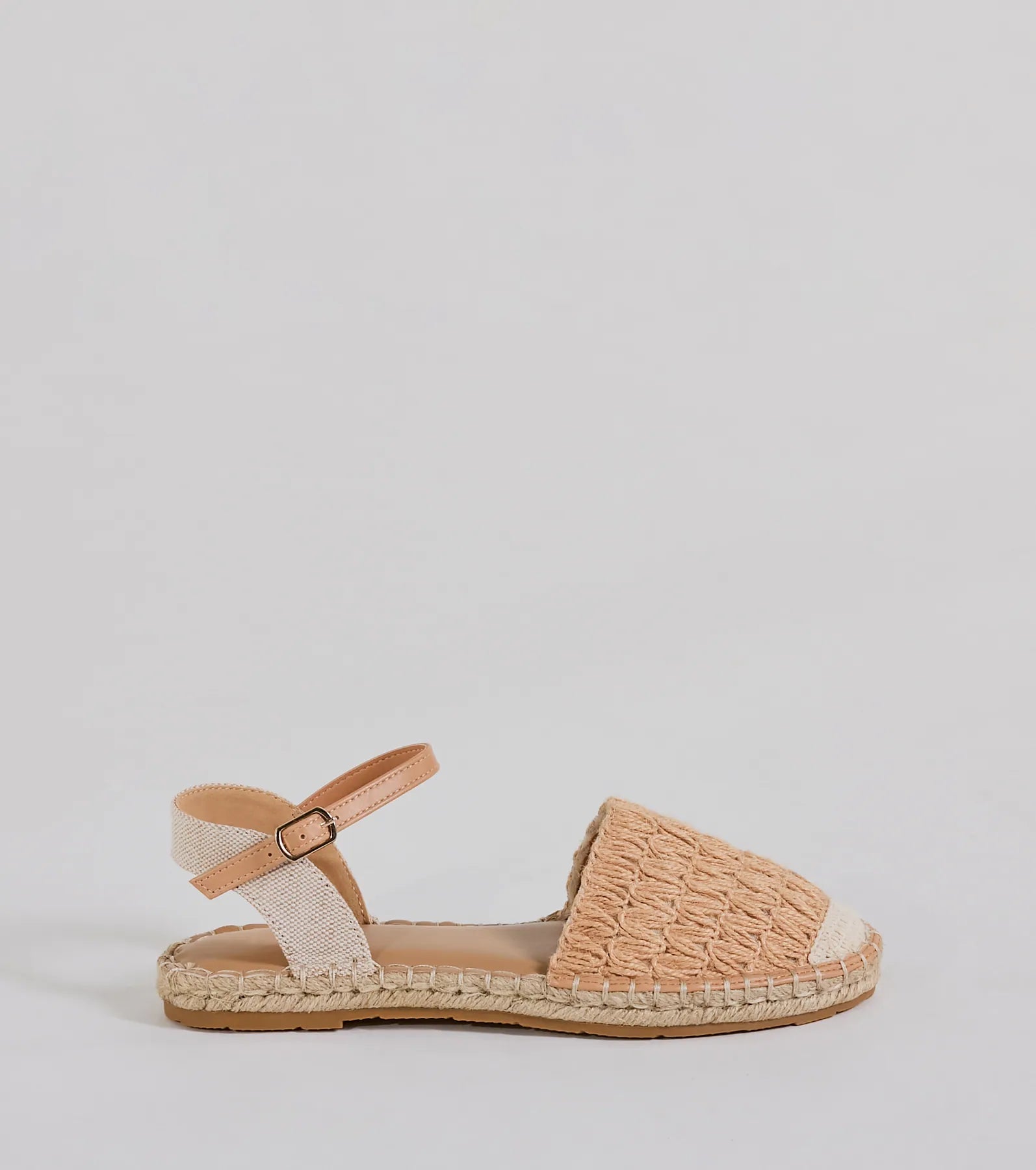 Fashionable Good Time Espadrille Flat Sandals - Image 2
