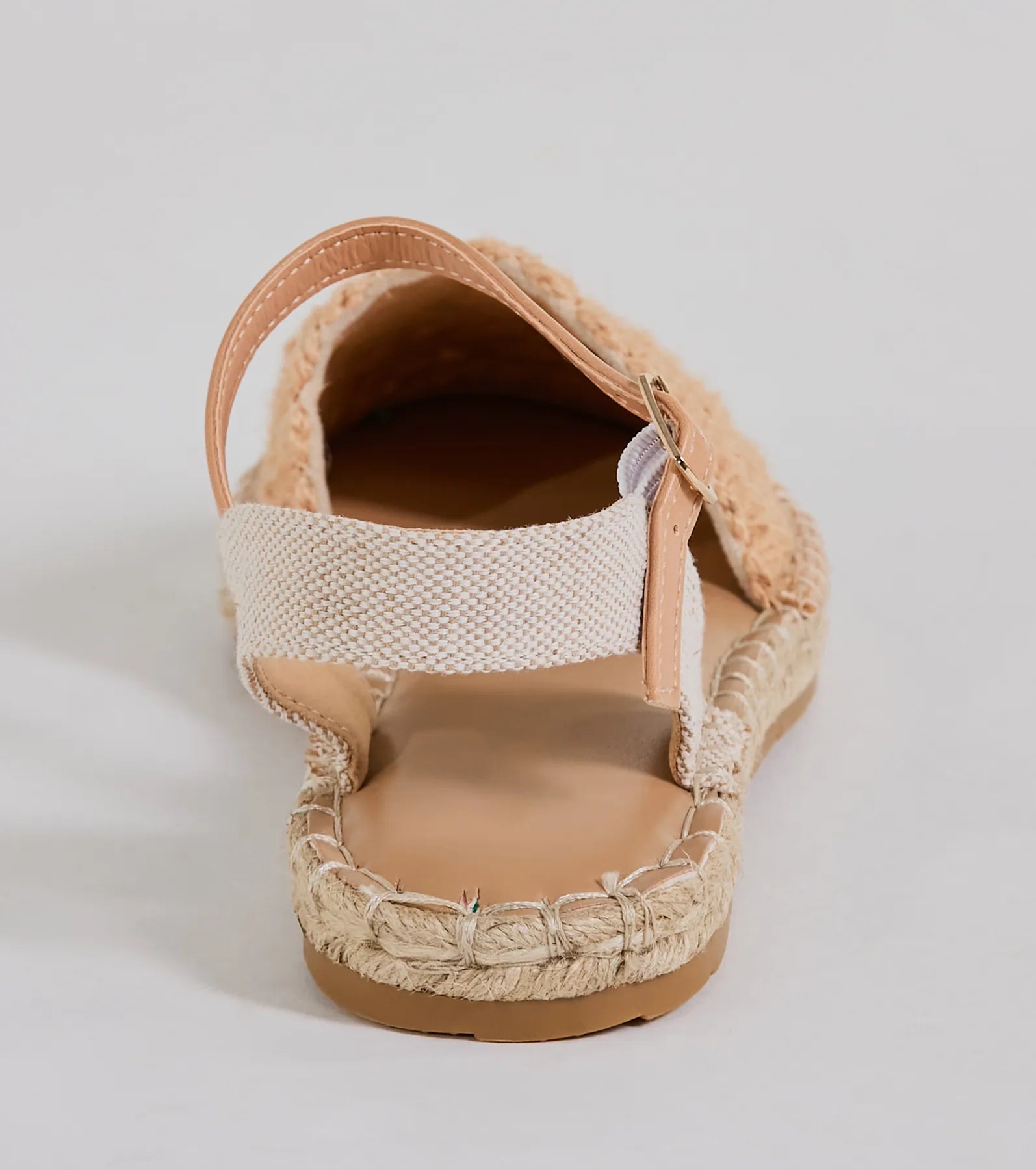 Fashionable Good Time Espadrille Flat Sandals - Image 4