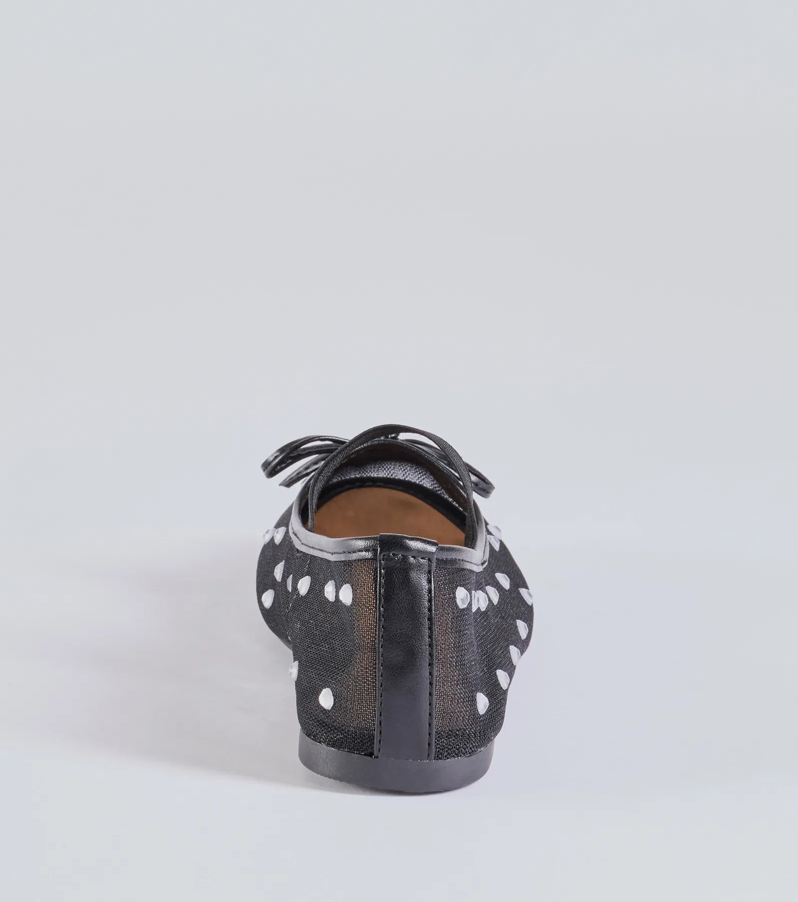 Sparkle And Shine Rhinestone Bow Ballet Flats - Image 3