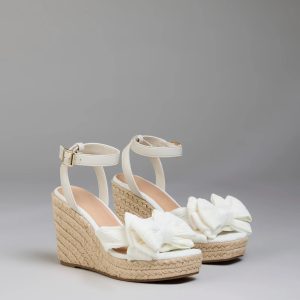 Sunny Day Plans Bow Espadrille Wedges