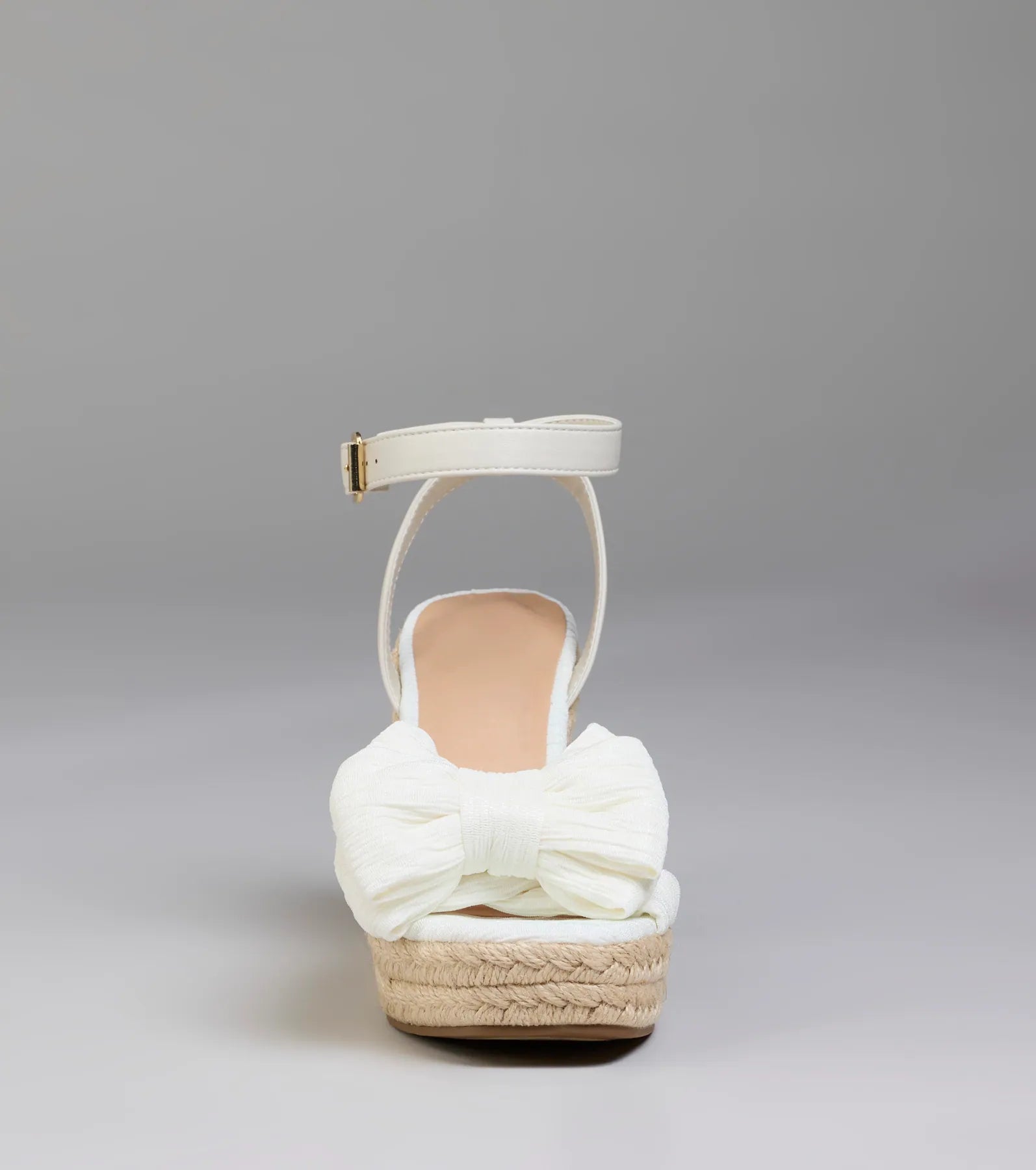 Sunny Day Plans Bow Espadrille Wedges - Image 3