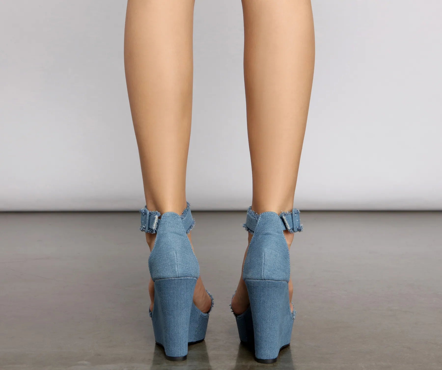 Denim Diva Platform Wedges - Image 9