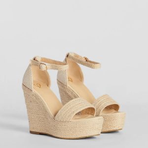 Summer Mode Espadrille Platform Wedge Heels