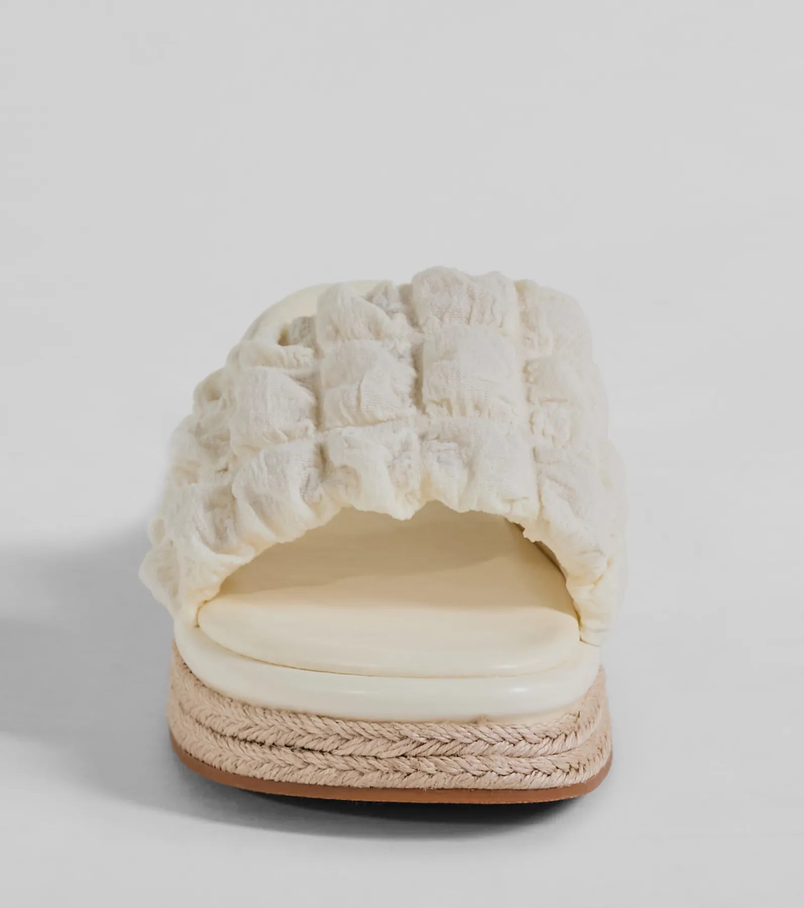 A Perfect Day Puff Espadrille Wedge Sandals - Image 7