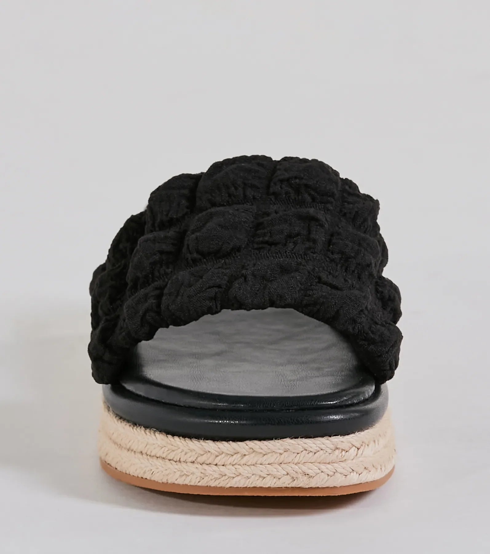 A Perfect Day Puff Espadrille Wedge Sandals - Image 3