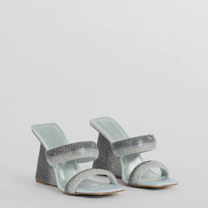 Shine In The Night Ombre Rhinestone Wedges