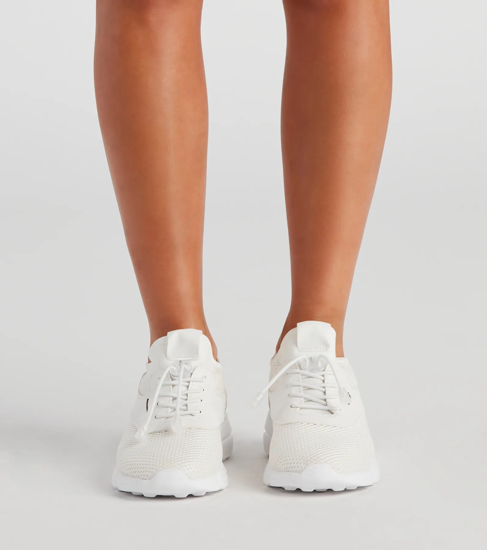 Casual Cool-Girl Vibes Knit Sneakers - Image 2