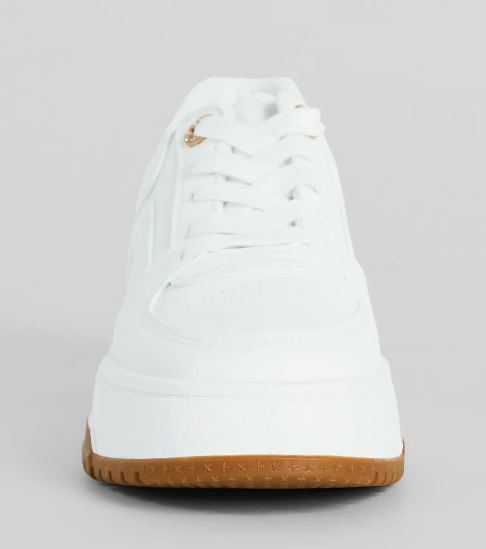 Feeling The Vibe Rhinestone Star Charm Platform Sneakers - Image 3