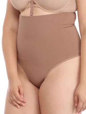 Plus High Waist Shaper Thong